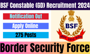 BSF Constable (GD) Recruitment 2024