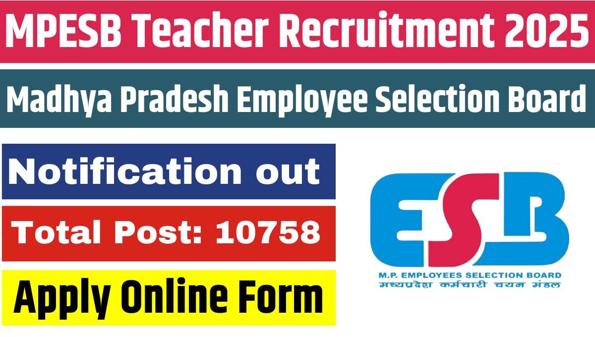 MPESB Teacher Recruitment